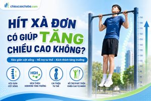 Hít xà đơn có giúp tăng chiều cao không?
